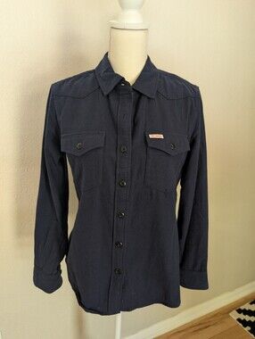 Topo Designs Navy Button-Up Mountain Shirt